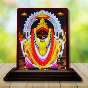 Car Desk/Table Top Goddess Maa Kali Wooden Photo Stand 3x4 Inches, Compact & Stylish Spiritual Display For Car, Home & Office (Pack Of 1) (F14178) Car Desk/Table Top Goddess Maa Kali Wooden Photo Stand 3x4 Inches, Compact & Stylish Spiritual Display For Car, Home & Office (Pack Of 1) (F14178)