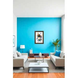 Floral Painting Print Big Photo Frame - 20x28 Inches For Home,Temple & Office Decoration (F11013) Floral Painting Print Big Photo Frame - 20x28 Inches For Home,Temple & Office Decoration (F11013)