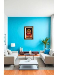 Lord Panchamukhi Ganesh Big Photo Frame - 20x28 Inches For Home,Temple & Office Decoration (F11137)