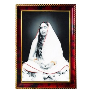 Sri Sarada Devi Photo Frame For Wall & Table | 7x9 Inch Golden Cherry Finish | Decorative Sri Sarada Devi Photo Frame For Home, Office & Pooja Room (F11634) Sri Sarada Devi Photo Frame For Wall & Table | 7x9 Inch Golden Cherry Finish | Decorative Sri Sarada Devi Photo Frame For Home, Office & Pooja Room (F11634)