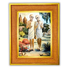 Gourangaa Mahaprabhu And Nityananda Photo Frame 10x14 Inches-Brown Wooden Frame For Home, Office & Temple Decoration And Gifting (F6484) Gourangaa Mahaprabhu And Nityananda Photo Frame 10x14 Inches-Brown Wooden Frame For Home, Office & Temple Decoration And Gifting (F6484)