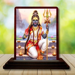Car Desk/Table Top Lord Parvathi Maatha Wooden Photo Stand 3x4 Inches, Compact & Stylish Spiritual Display For Car, Home & Office (Pack Of 1) (F14416) Car Desk/Table Top Lord Parvathi Maatha Wooden Photo Stand 3x4 Inches, Compact & Stylish Spiritual Display For Car, Home & Office (Pack Of 1) (F14416)