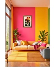 Maa Kaali Big Photo Frame - 20x28 Inches For Home,Temple & Office Decoration (F11167)