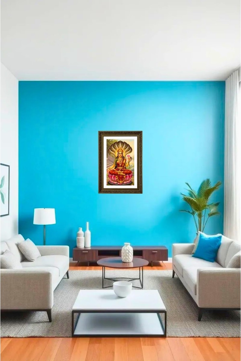 Maa Manasha Devi Big Photo Frame - 20x28 Inches For Home,Temple & Office Decoration (F11004)