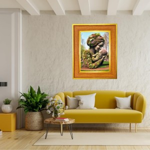 Nature Mother With Child Photo Frame 10x14 Inches-Brown Wooden Frame For Home, Office & Temple Decoration And Gifting (F6482) Nature Mother With Child Photo Frame 10x14 Inches-Brown Wooden Frame For Home, Office & Temple Decoration And Gifting (F6482)