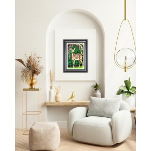 Deer Photo Wall & Table Frame | 10x14 Inch Black Designer | Perfect For Gifting & Home Decor (F9635) Deer Photo Wall & Table Frame | 10x14 Inch Black Designer | Perfect For Gifting & Home Decor (F9635)
