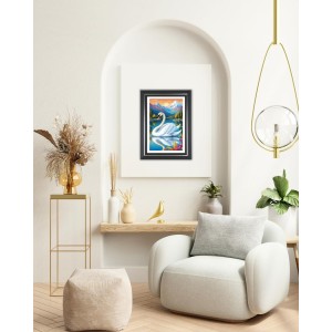 Swan Photo Wall & Table Frame | 14x18 Inch Black Designer | Perfect For Gifting & Home Decor (F9626) Swan Photo Wall & Table Frame | 14x18 Inch Black Designer | Perfect For Gifting & Home Decor (F9626)
