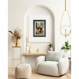 Squirrel Photo Wall & Table Frame | 16x20 Inch Black Designer | Perfect For Gifting & Home Decor (F9571)