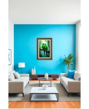 Two Love Birds Parrot Big Photo Frame - 20x28 Inches For Home,Temple & Office Decoration (F11045) Two Love Birds Parrot Big Photo Frame - 20x28 Inches For Home,Temple & Office Decoration (F11045)