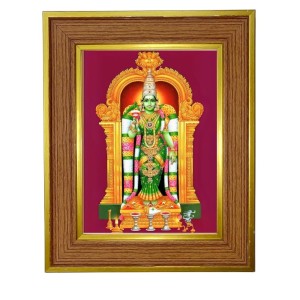 Goddess Meenakshii Photo Frame 10x14 Inches-Brown Wooden Frame For Home, Office & Temple Decoration And Gifting (F6267) Goddess Meenakshii Photo Frame 10x14 Inches-Brown Wooden Frame For Home, Office & Temple Decoration And Gifting (F6267)