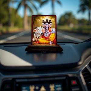 Car Desk/Table Top Lord Datta Wooden Photo Stand 3x4 Inches, Compact & Stylish Spiritual Display For Car, Home & Office (Pack Of 1) (F15083) Car Desk/Table Top Lord Datta Wooden Photo Stand 3x4 Inches, Compact & Stylish Spiritual Display For Car, Home & Office (Pack Of 1) (F15083)