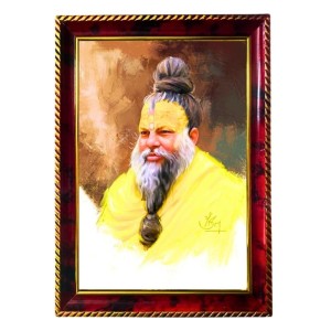 Premanand Govind Sharan Maharaj Ji Photo Frame For Wall & Table | 7x9 Inch Golden Cherry Finish | Decorative Premanand Govind Sharan Maharaj Ji Photo Frame For Home, Office & Pooja Room (F11587) Premanand Govind Sharan Maharaj Ji Photo Frame For Wall & Table | 7x9 Inch Golden Cherry Finish | Decorative Premanand Govind Sharan Maharaj Ji Photo Frame For Home, Office & Pooja Room (F11587)