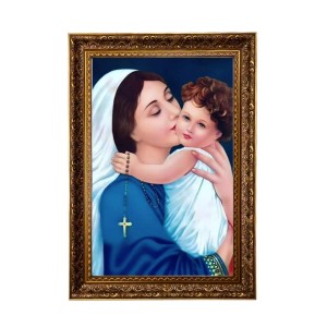 Virgin Mary And Baby Jesus Big Photo Frame - 20x28 Inches For Home,Temple & Office Decoration (F11295) Virgin Mary And Baby Jesus Big Photo Frame - 20x28 Inches For Home,Temple & Office Decoration (F11295)