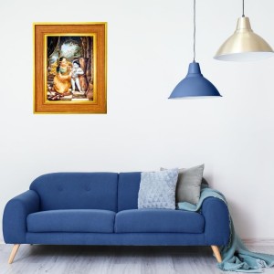 Yashoda And Baby Lord Krishna Photo Frame 10x14 Inches-Brown Wooden Frame For Home, Office & Temple Decoration And Gifting (F6475) Yashoda And Baby Lord Krishna Photo Frame 10x14 Inches-Brown Wooden Frame For Home, Office & Temple Decoration And Gifting (F6475)