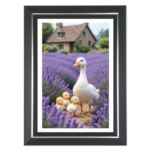 Duck And Her Chicks Photo Wall & Table Frame | 10x14 Inch Black Designer | Perfect For Gifting & Home Decor (F9648) Duck And Her Chicks Photo Wall & Table Frame | 10x14 Inch Black Designer | Perfect For Gifting & Home Decor (F9648)