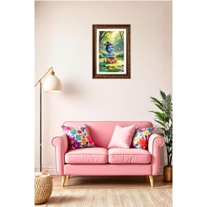 Vertical16X24 Inches Frame Big Photo Frame - 20x28 Inches For Home,Temple & Office Decoration (F10937)