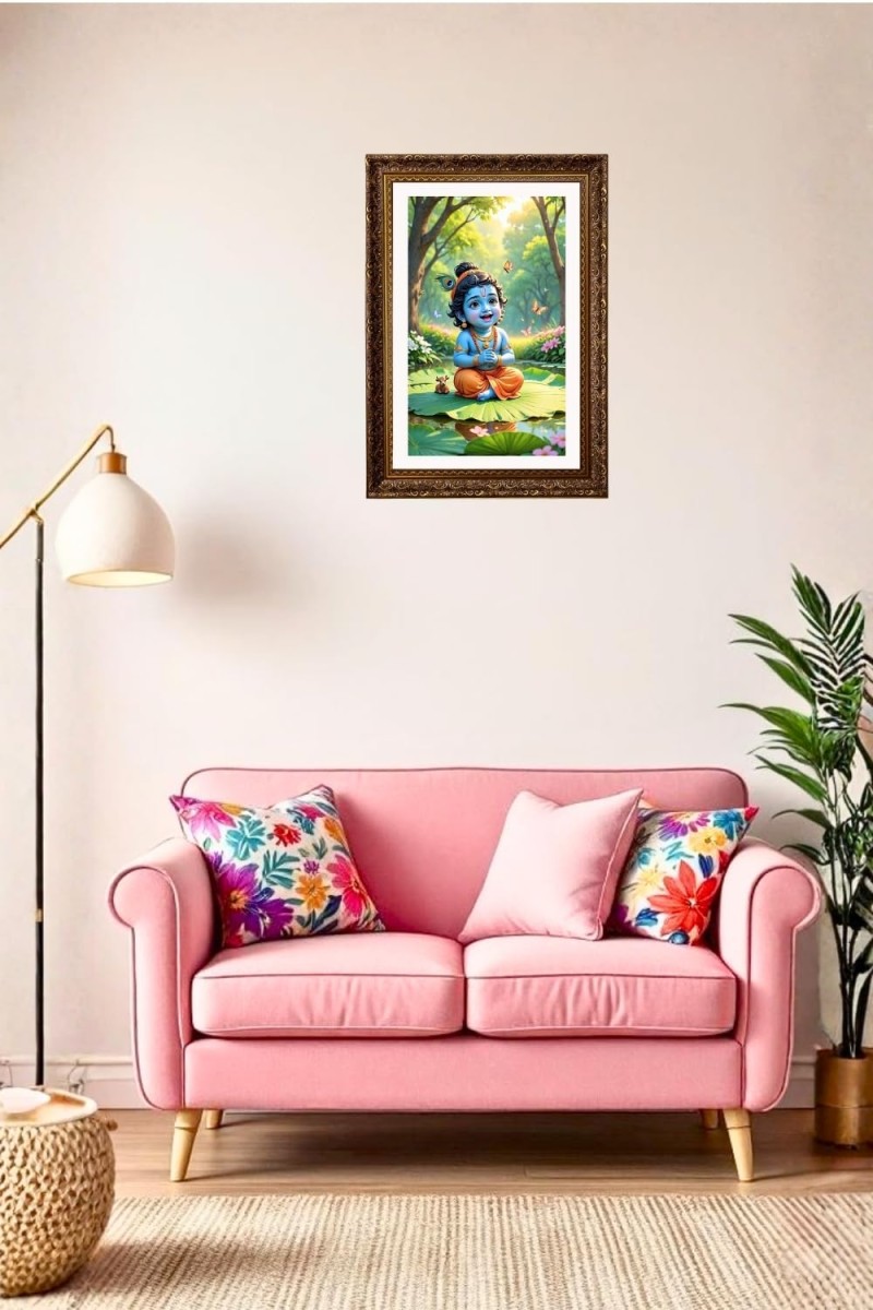 Vertical16X24 Inches Frame Big Photo Frame - 20x28 Inches For Home,Temple & Office Decoration (F10937)