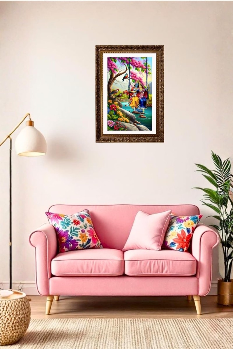 Vertical16X24 Inches Frame Big Photo Frame - 20x28 Inches For Home,Temple & Office Decoration (F10888)