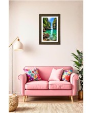 Vertical16X24 Inches Frame Big Photo Frame - 20x28 Inches For Home,Temple & Office Decoration (F10862)