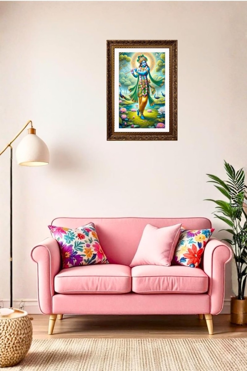 Vertical16X24 Inches Frame Big Photo Frame - 20x28 Inches For Home,Temple & Office Decoration (F10895)