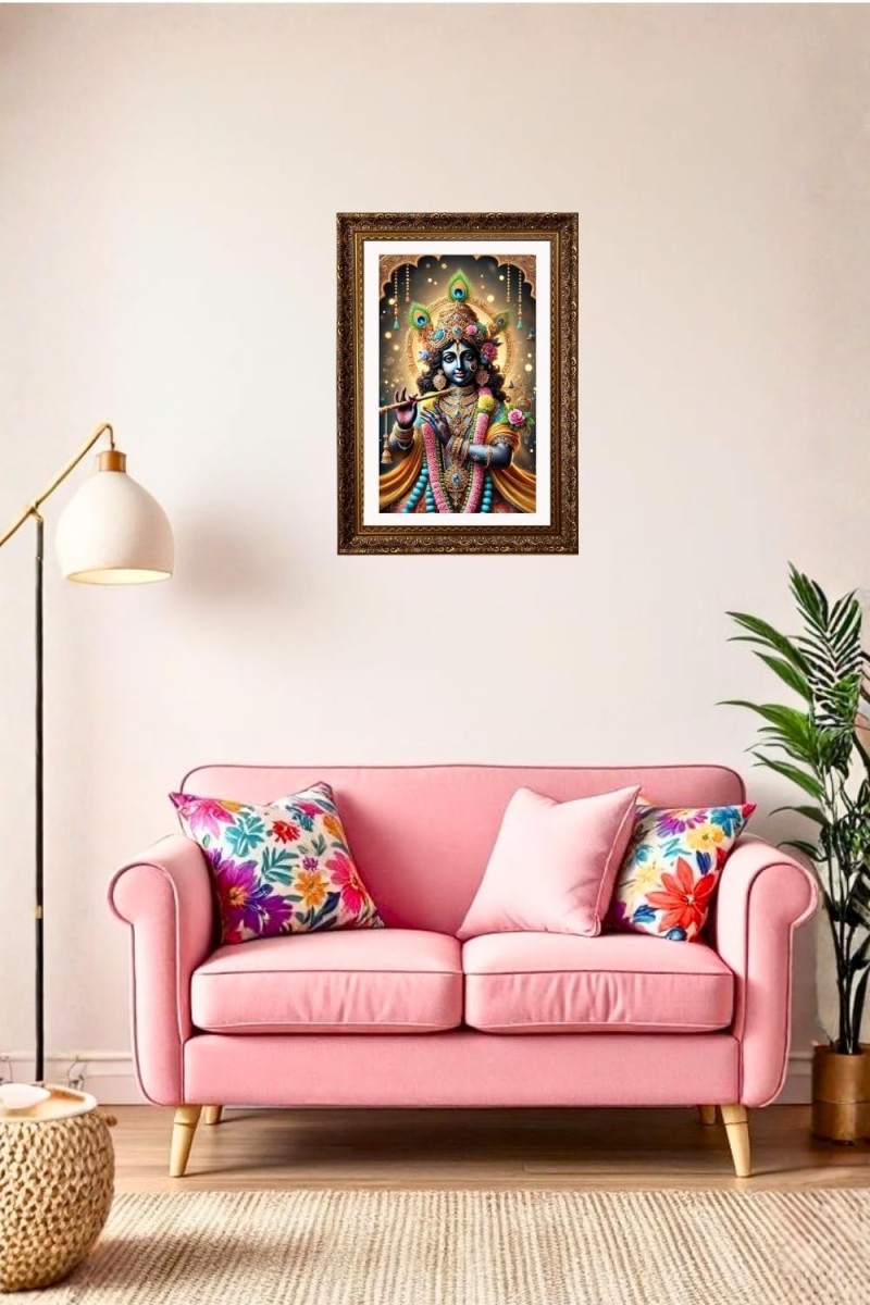 Vertical16X24 Inches Frame Big Photo Frame - 20x28 Inches For Home,Temple & Office Decoration (F10913)