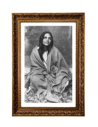 Anandamayi Ma Big Photo Frame - 20x28 Inches For Home,Temple & Office Decoration (F11262)