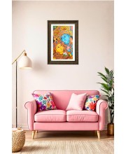 Vertical16X24 Inches Frame Big Photo Frame - 20x28 Inches For Home,Temple & Office Decoration (F10872)