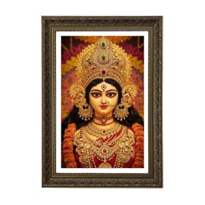 Maa Durga Big Photo Frame - 20x28 Inches For Home,Temple & Office Decoration (F11067)