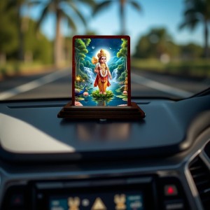 Car Desk/Table Top Lord Karthikeya Wooden Photo Stand 3x4 Inches, Compact & Stylish Spiritual Display For Car, Home & Office (Pack Of 1) (F14316) Car Desk/Table Top Lord Karthikeya Wooden Photo Stand 3x4 Inches, Compact & Stylish Spiritual Display For Car, Home & Office (Pack Of 1) (F14316)