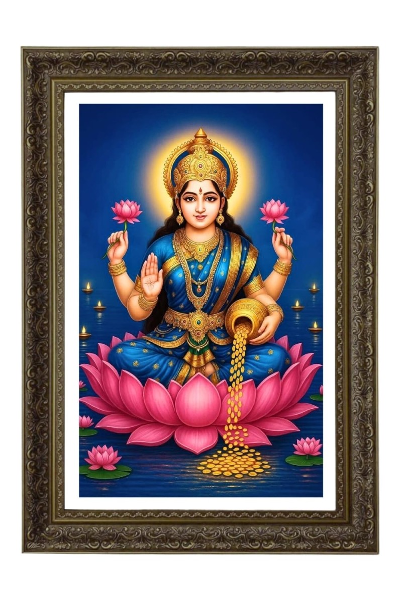 Vertical16X24 Inches Frame Big Photo Frame - 20x28 Inches For Home,Temple & Office Decoration (F11097)
