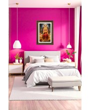 Maa Laxmi Big Photo Frame - 20x28 Inches For Home,Temple & Office Decoration (F10715)
