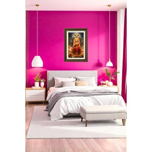 Maa Laxmi Big Photo Frame - 20x28 Inches For Home,Temple & Office Decoration (F10715)