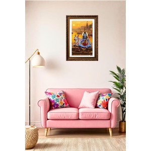 Vertical16X24 Inches Frame Big Photo Frame - 20x28 Inches For Home,Temple & Office Decoration (F10952)