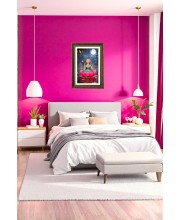 Maa Laxmi Big Photo Frame - 20x28 Inches For Home,Temple & Office Decoration (F10713)