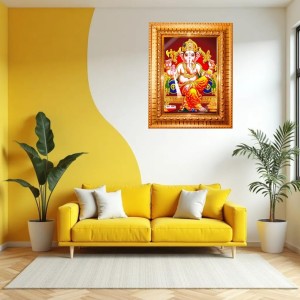 Shirdi Sai Baba Golden Designer Photo Frame | 18x22 Inch Religious Wall Hanging Frame For Home, Office Decoration and Spiritual Gift Item (M6) Shirdi Sai Baba Golden Designer Photo Frame | 18x22 Inch Religious Wall Hanging Frame For Home, Office Decoration and Spiritual Gift Item (M6)