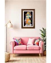 Vertical16X24 Inches Frame Big Photo Frame - 20x28 Inches For Home,Temple & Office Decoration (F10912)