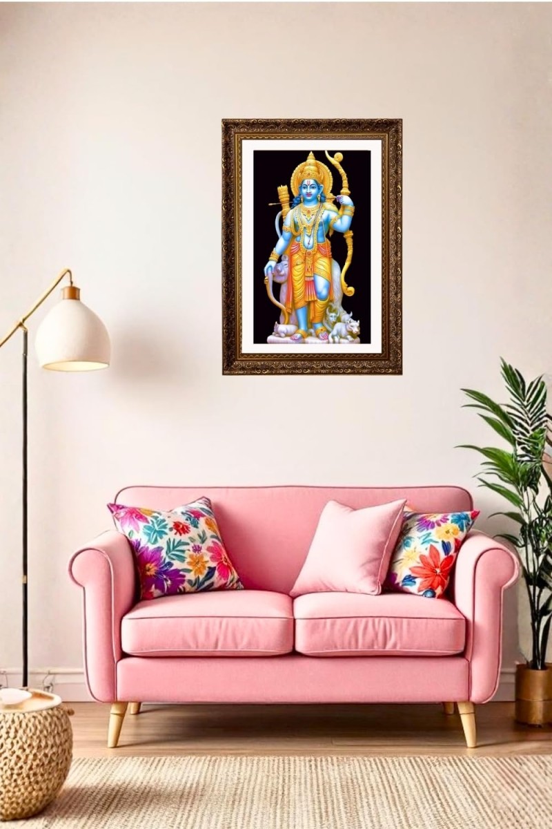 Vertical16X24 Inches Frame Big Photo Frame - 20x28 Inches For Home,Temple & Office Decoration (F10912)