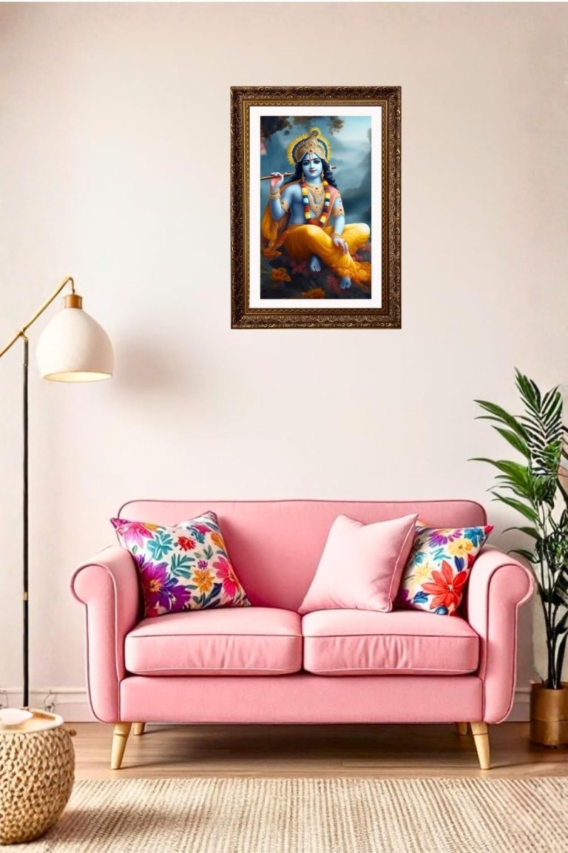 Vertical16X24 Inches Frame Big Photo Frame - 20x28 Inches For Home,Temple & Office Decoration (F10897)
