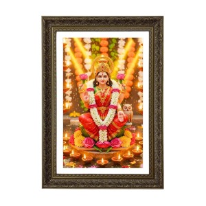 Maa Laxmi Big Photo Frame - 20x28 Inches For Home,Temple & Office Decoration (F10714)