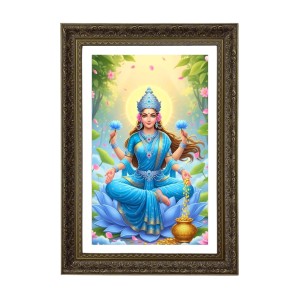 Maa Lakhsmi Big Photo Frame - 20x28 Inches For Home,Temple & Office Decoration (F10736)