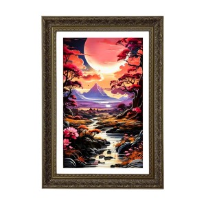 Beautiful Sunset Riverside Big Photo Frame - 20x28 Inches For Home,Temple & Office Decoration (F10756) Beautiful Sunset Riverside Big Photo Frame - 20x28 Inches For Home,Temple & Office Decoration (F10756)