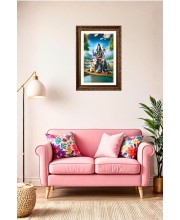 Vertical16X24 Inches Frame Big Photo Frame - 20x28 Inches For Home,Temple & Office Decoration (F10892)