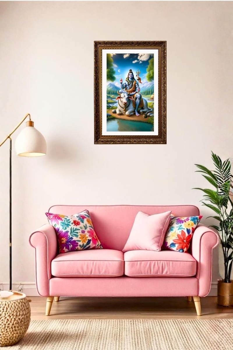 Vertical16X24 Inches Frame Big Photo Frame - 20x28 Inches For Home,Temple & Office Decoration (F10892)
