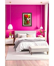 Anthropomorphic Mouse Big Photo Frame - 20x28 Inches For Home,Temple & Office Decoration (F10703)