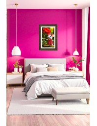 Anthropomorphic Mouse Big Photo Frame - 20x28 Inches For Home,Temple & Office Decoration (F10703)