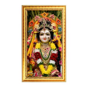 Divine Radha Rani Digital Golden Color Photo Frame | Hindu Religious Wall Decor | 8x15 Inches - Inspirational Wall Art For Office, Home Decor - Ideal Spiritual Gift (F10259) Divine Radha Rani Digital Golden Color Photo Frame | Hindu Religious Wall Decor | 8x15 Inches - Inspirational Wall Art For Office, Home Decor - Ideal Spiritual Gift (F10259)