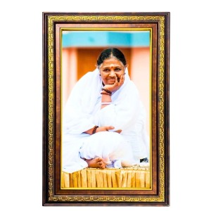 Sri Mata Amritanandamayi Devi Digital Golden Balck Color Photo Frame | Hindu Religious Wall Decor | 10x16 Inches - Inspirational Wall Art For Office, Home Decor - Ideal Spiritual Gift (F16632) Sri Mata Amritanandamayi Devi Digital Golden Balck Color Photo Frame | Hindu Religious Wall Decor | 10x16 Inches - Inspirational Wall Art For Office, Home Decor - Ideal Spiritual Gift (F16632)
