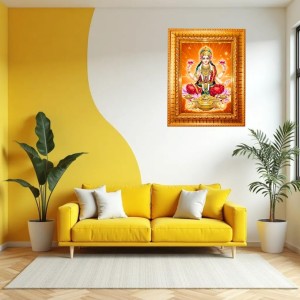 Lord Ganesha Golden Designer Photo Frame | 18x22 Inch Religious Wall Hanging Frame For Home, Office Decoration and Spiritual Gift Item (M3) Lord Ganesha Golden Designer Photo Frame | 18x22 Inch Religious Wall Hanging Frame For Home, Office Decoration and Spiritual Gift Item (M3)