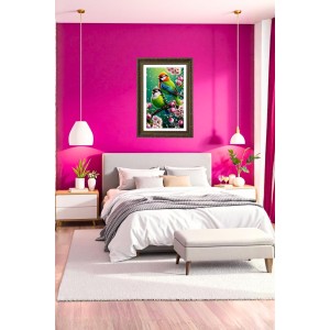 Two Love Birds Big Photo Frame - 20x28 Inches For Home,Temple & Office Decoration (F10750) Two Love Birds Big Photo Frame - 20x28 Inches For Home,Temple & Office Decoration (F10750)