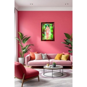 Swami Srila Prabhupada Ji Photo Frame For Wall & Table | 7x9 Inch Golden Cherry Finish | Decorative Swami Srila Prabhupada Ji Photo Frame For Home, Office & Pooja Room (F11525) Swami Srila Prabhupada Ji Photo Frame For Wall & Table | 7x9 Inch Golden Cherry Finish | Decorative Swami Srila Prabhupada Ji Photo Frame For Home, Office & Pooja Room (F11525)